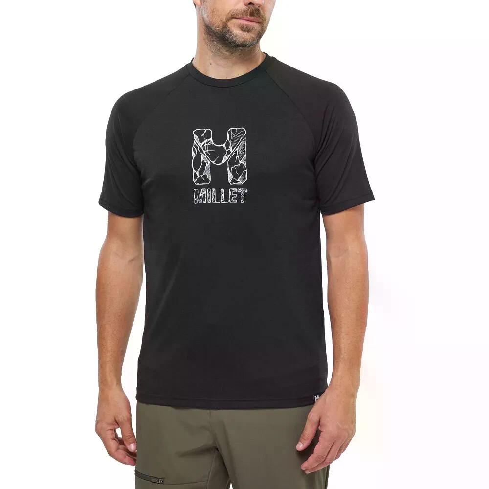 樂天商城 - MILLET Cima? Natural 半袖Tシャツ （ Black ） [t]