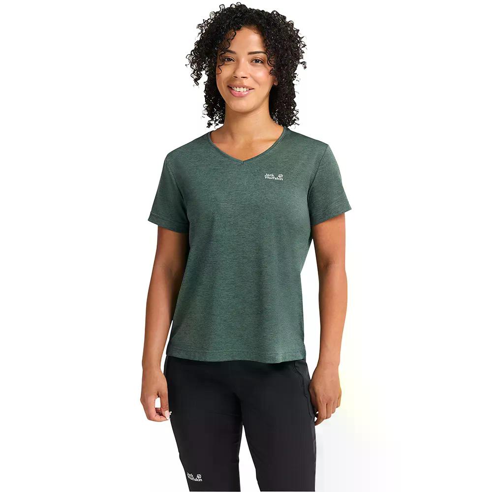 JACK WOLFSKIN Wildtrail 半袖Tシャツ （ SagoPalm ） [t]
