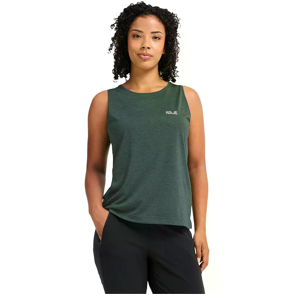 JACK WOLFSKIN Wildtrail ノースリーブTシャツ （ SagoPalm ） [t]