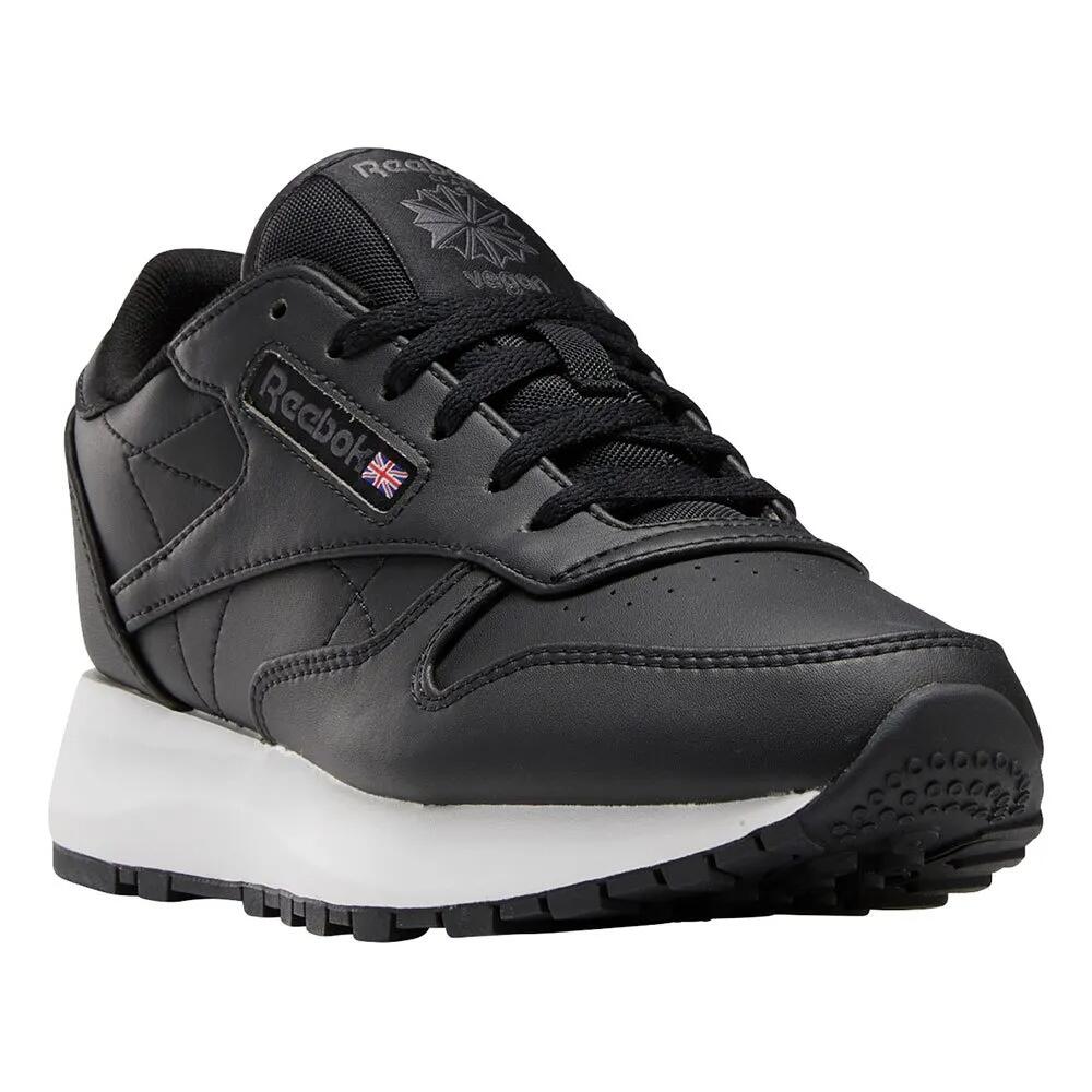 樂天商城 - リーボック クラシックス レザー SP ヴィーガン スニーカー レディース （ Core Black / Core Black / Pure Grey ） | REEBOK CLASSICS Leather SP Vegan trainers Women [t]