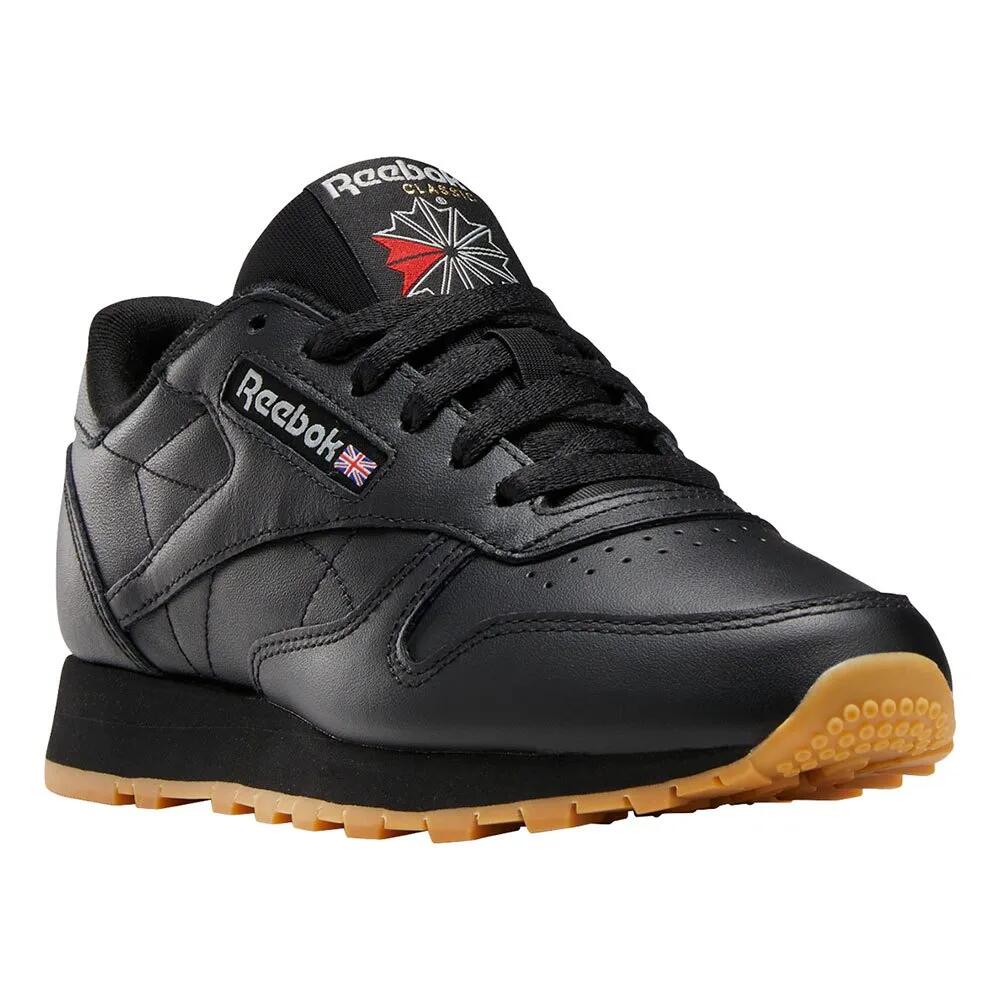 樂天商城 - リーボック クラシックス レザー スニーカー レディース （ Core Black / Pure Grey / Reebok Rubber Gum-02 ） | REEBOK CLASSICS Leather trainers Women [t]