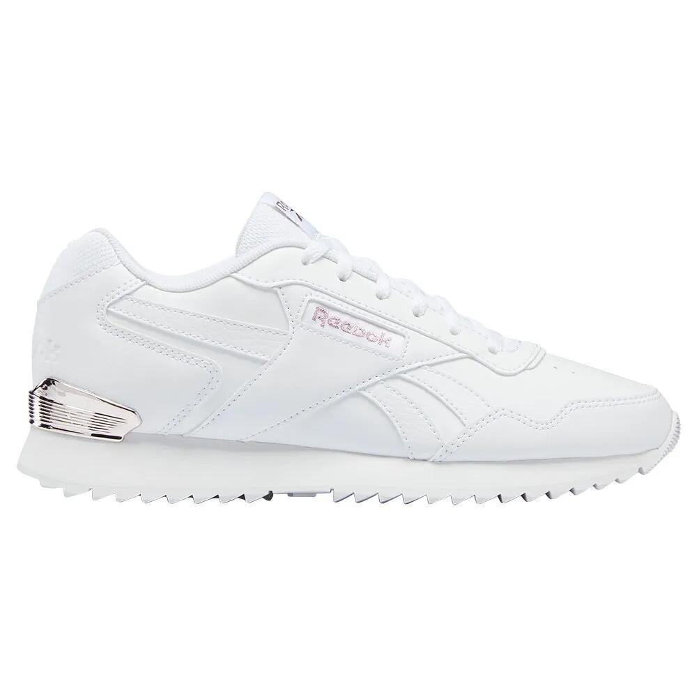 リーボック クラシックス グライド リップル クリップ スニーカー レディース （ Ftwr White / Ftwr White / Rose Gold ） | REEBOK CLASSICS Glide Ripple Clip trainers Women [t]