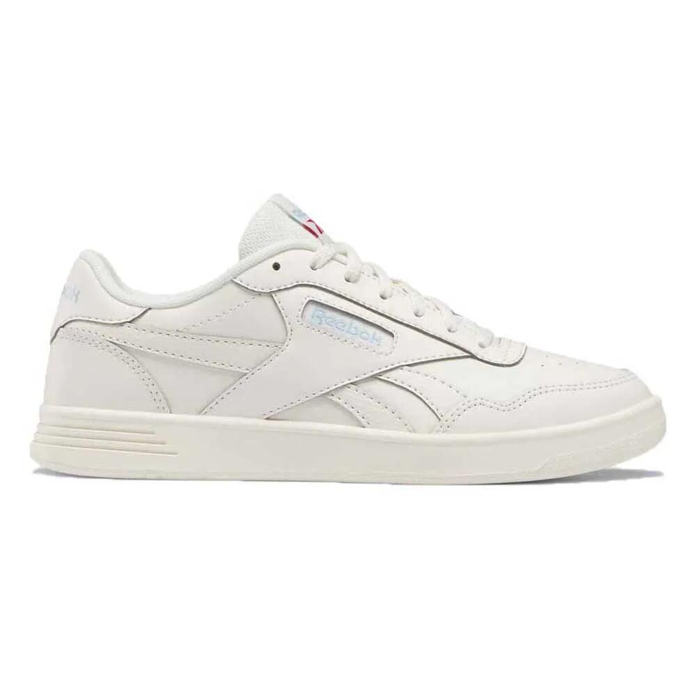 リーボック コート アドバンス スニーカー レディース （ Chalk / Blupea / Vecred ） | REEBOK Court Advance trainers Women [t]