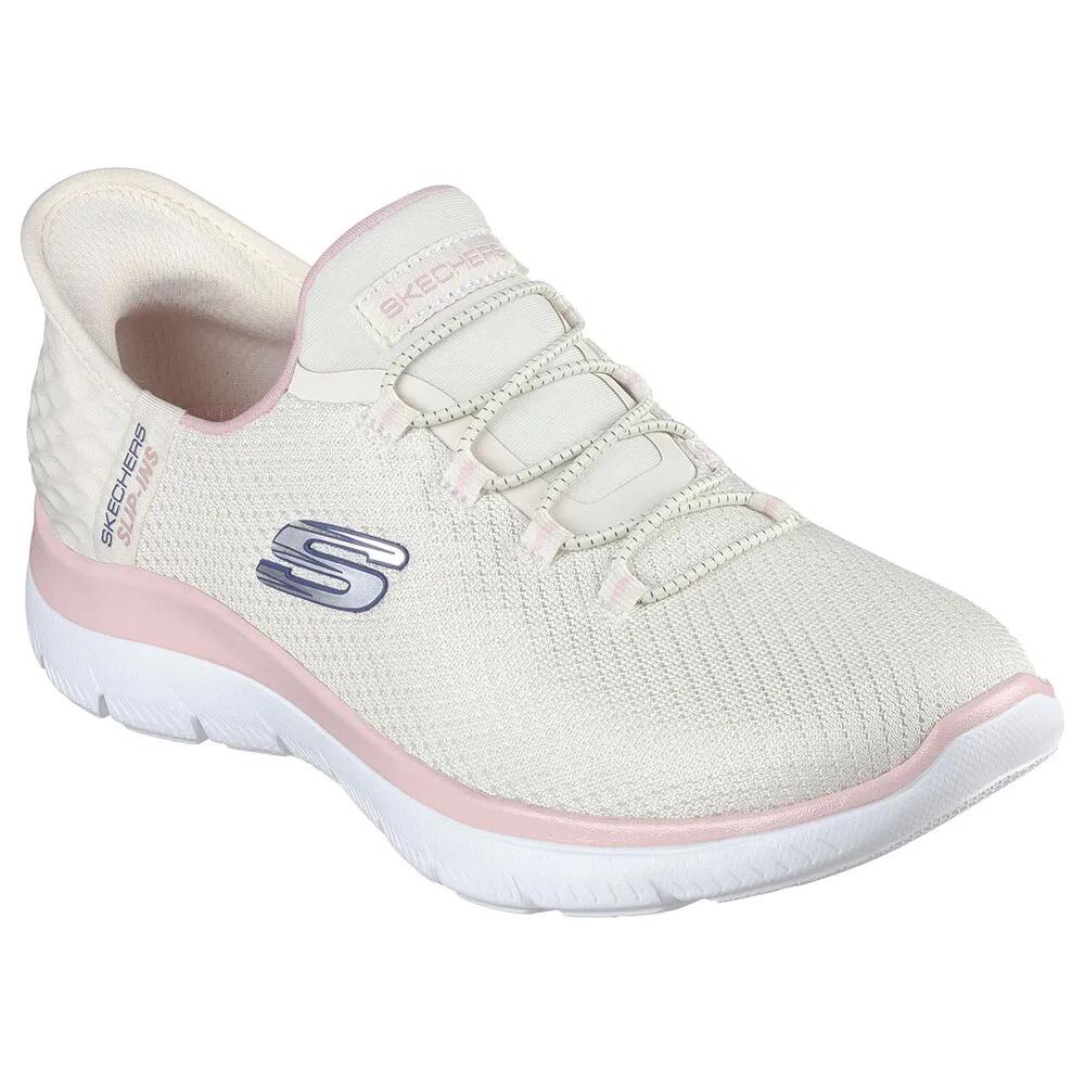 樂天商城 - スケッチャーズ サミッツ スニーカー レディース （ Natural Mesh / Pink Trim ） | SKECHERS Summits trainers Women [t]
