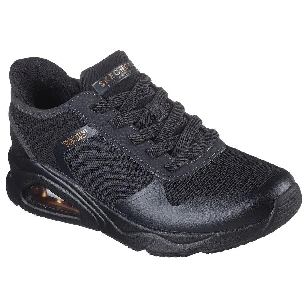 SKECHERS - スケッチャーズ トレス エア ウノ スニーカー レディース （ Black Mesh / Hot Melt ） | SKECHERS Tres Air Uno trainers Women [t]