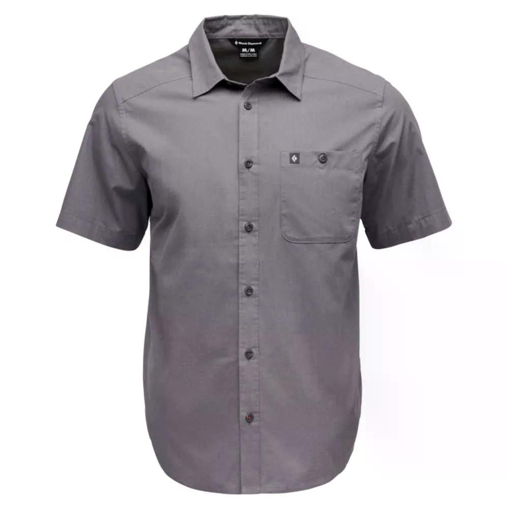 ブラックダイヤモンド ウィンゲート ショート スリーブ シャツ （ SteelGrey ） | BLACK DIAMOND Wingate Short Sleeve Shirt 