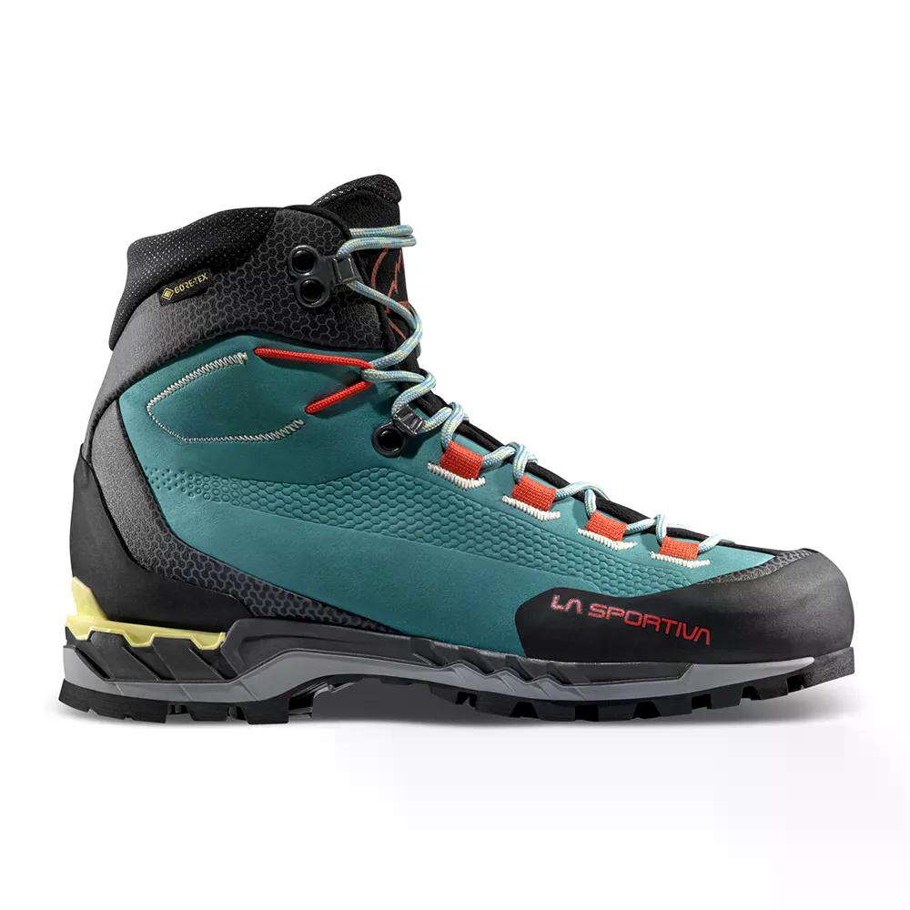 スポルティバ ウィメンズ トランゴ テック レザー GTX （ Juniper/Zest ） | LA SPORTIVA Women's Trango Tech Leather GTX Technical Climbing Boots 