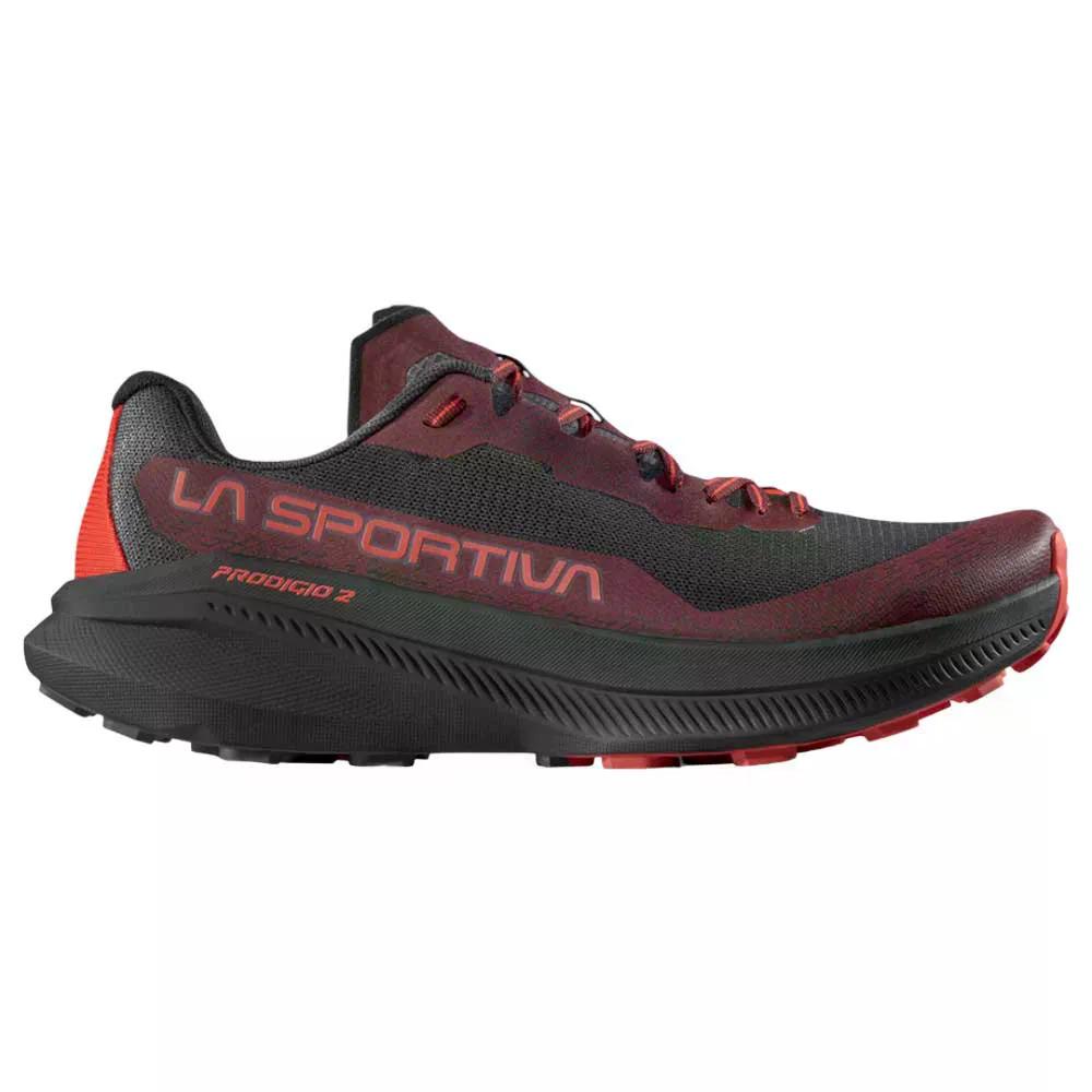 樂天商城 - スポルティバ プロディジオ 2 トレイル ランニングシューズ （ Onyx/MountainRed ） | LA SPORTIVA Prodigio 2 Trail Running Shoes [t]