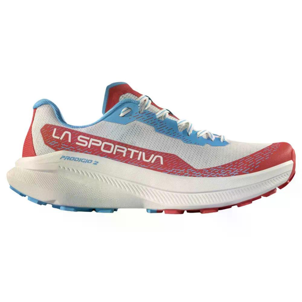 樂天商城 - スポルティバ プロディジオ 2 ウィメンズ トレイル ランニングシューズ （ White/Hibiscus ） | LA SPORTIVA Prodigio 2 Women Trail Running Shoes [t]