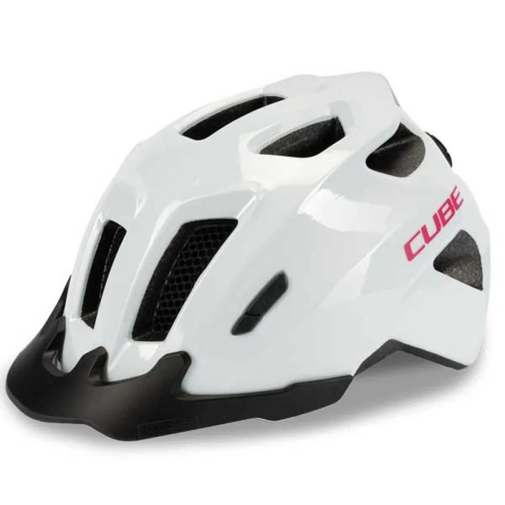 キューブ フィンク ジュニア エムティービーヘルメット （ White/Pink ） | CUBE Fink junior MTBHelme..