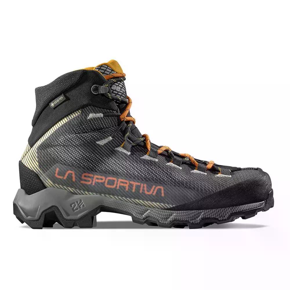 樂天商城 - LA SPORTIVA Aequilibrium Hike GTX ハイキングブーツ （ Carbon/Papaya ） [t]