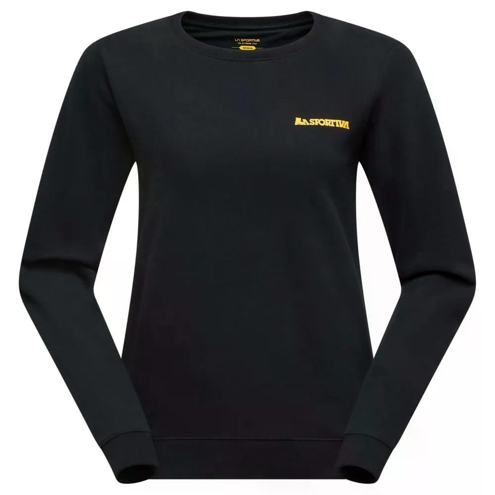 樂天商城 - ラ スポルティバ クライミング オン ザ ムーン スウェットシャツ ウィメンズ （ Nero/Giallo ） | LA SPORTIVA Climbing on the Moon Sweatshirt Women's [t]