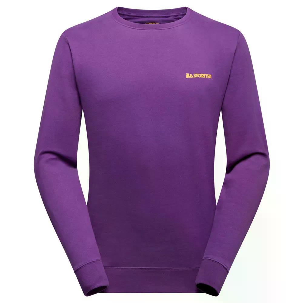 樂天商城 - LA SPORTIVA Climbing on the Moon スウェットシャツ （ Viola/Giallo ） [t]