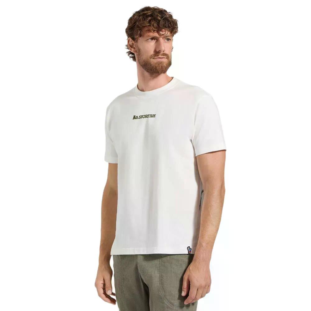 樂天商城 - LA SPORTIVA Eighties Logo 半袖Tシャツ （ Chalk/Cypress ） [t]