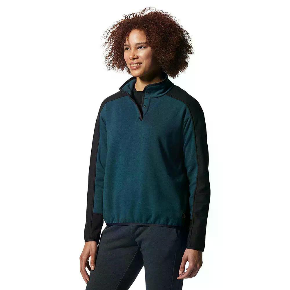 マウンテン ハードウェア キャンプライフ ハーフジップ スウェットシャツ レディース （ DarkMarsh ） | MOUNTAIN HARDWEAR Camplife half zip sweatshirt woman 