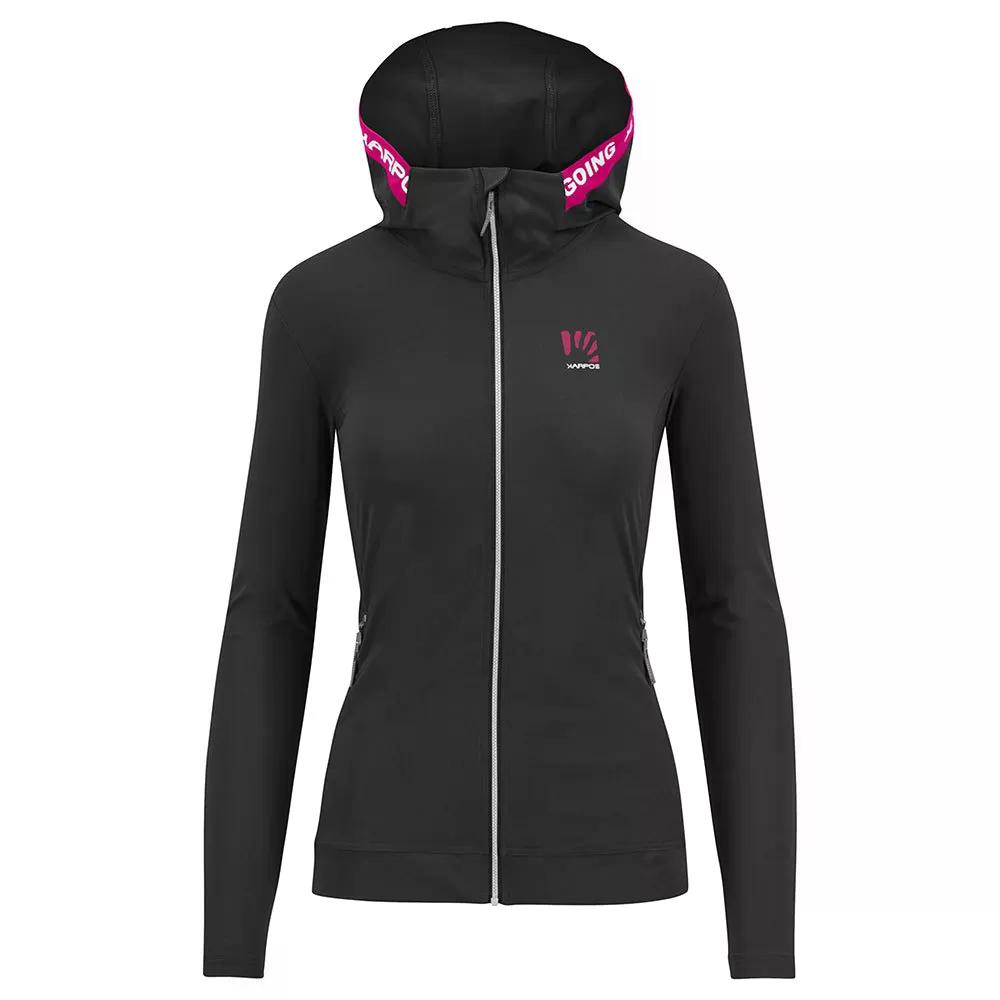 カルポス イージーフリズ フルジップ スウェットシャツ レディース （ Black/Innuendo ） | KARPOS Easyfrizz full zip sweatshirt woman 