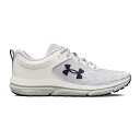 アンダー アーマー チャージド アサート 10 ランニング シューズ ( White100/Black001/Black001 ) | UNDER ARMOUR...