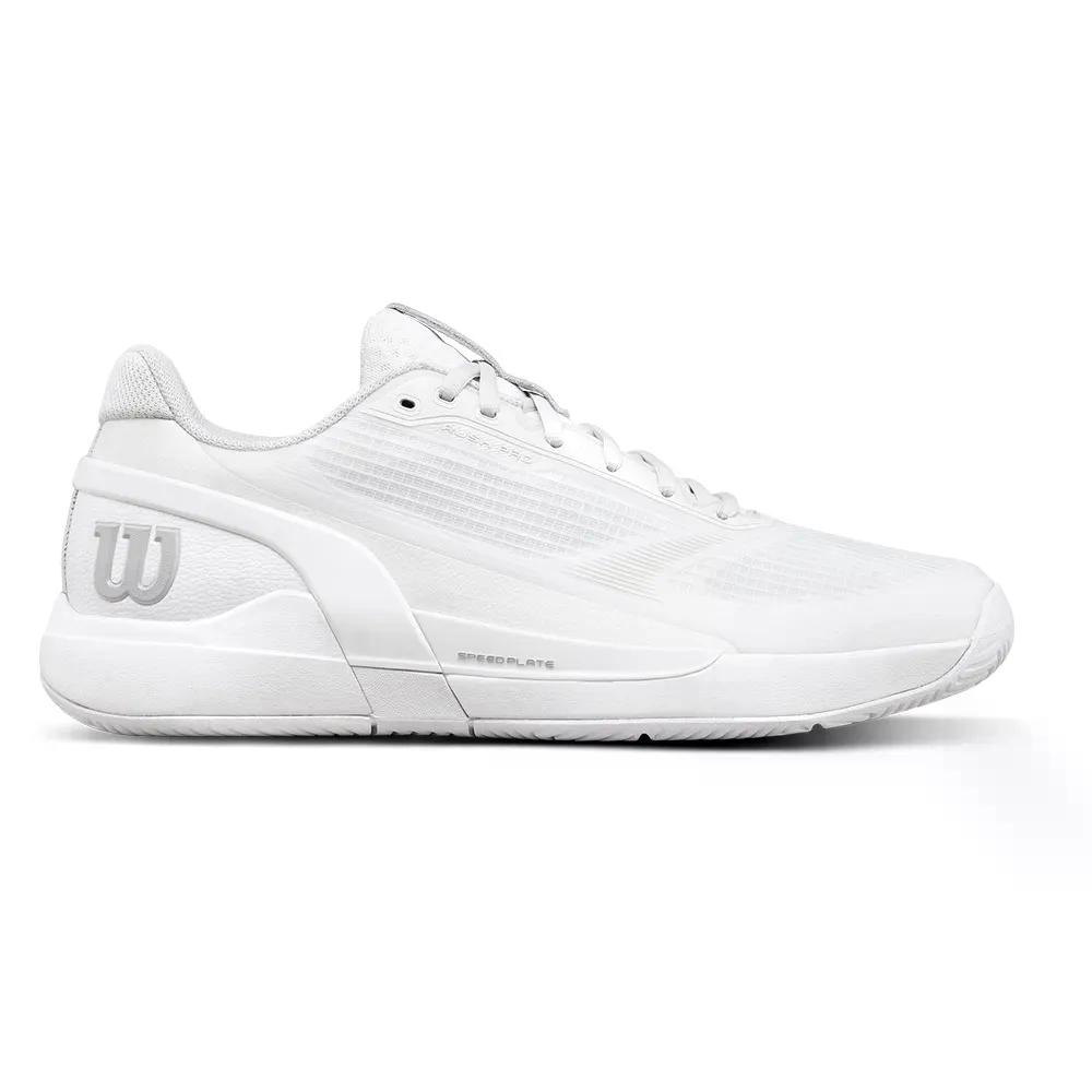 ウィルソン ラッシュ プロ 5 オールコート テニスシューズ （ White/White/White ） | WILSON Rush Pro 5 All Court Tennis Shoes [t]