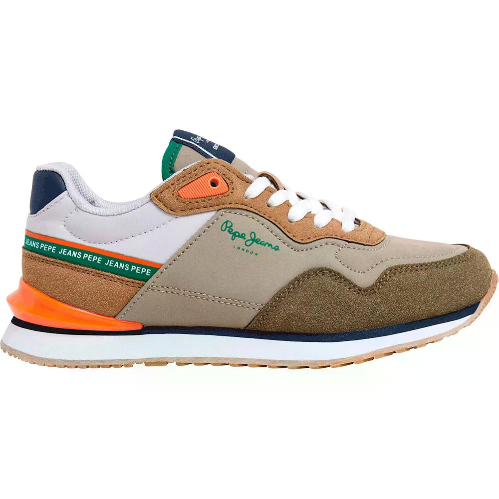 樂天商城 - ペペ ジーンズ ロンドン ジャンプ スニーカー キッズ （ LightKhakiGreen ） | PEPE JEANS London Jump trainers [t]
