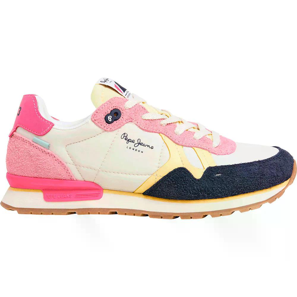 樂天商城 - ペペ ジーンズ ブリット フライ W スニーカー レディース （ Navy ） | PEPE JEANS Brit Fly W trainers [t]