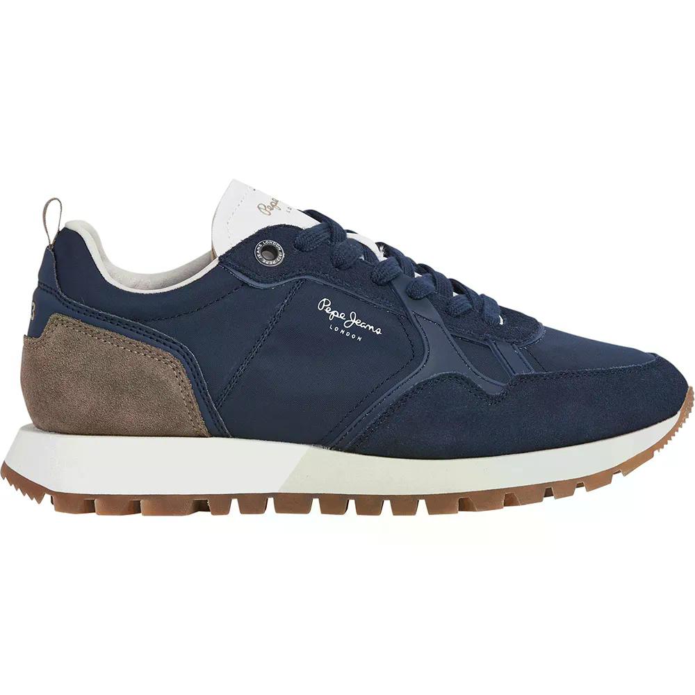 ペペ ジーンズ アリ クラブ スニーカー （ Navy ） | PEPE JEANS Ari Club trainers [t]