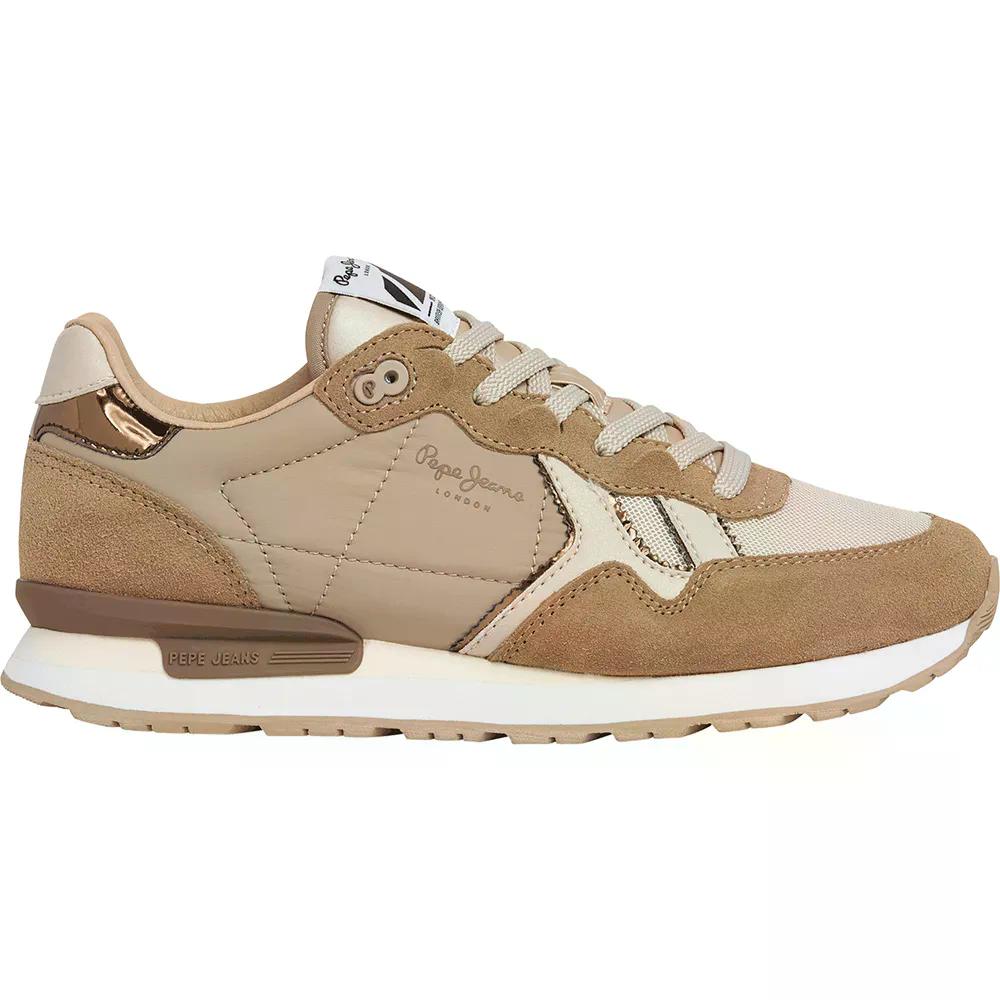 樂天商城 - ペペ ジーンズ ブリット ミラー スニーカー （ SandBeige ） | PEPE JEANS Brit Mirror trainers [t]