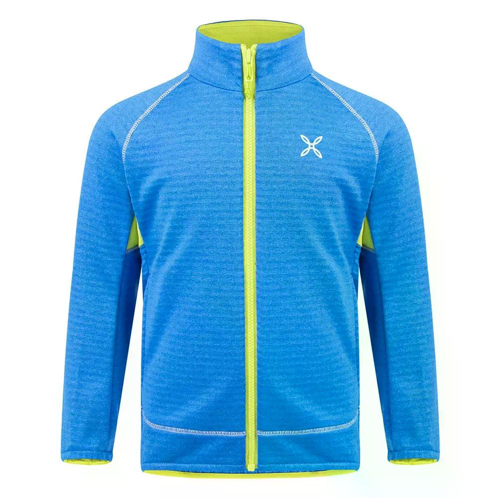 モンチュラ サーマル カラー マリア キッズ フリース （ SkyBlue/GreenLime ） | MONTURA Thermal Color Maglia Kids Fleece 