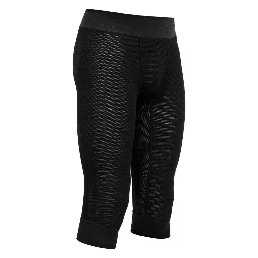 デヴォルド オブ ノルウェー ウール メッシュ 190 3/4 ベースレイヤー パンツ （ Caviar ） | DEVOLD OF NORWAY Wool Mesh 190 3/4 Base Layer Pants 