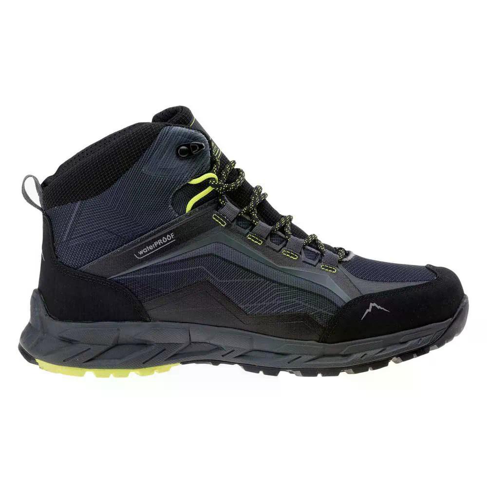 Rakuten - エルブルス エンバワ ミッド ダブリューピー ハイキング シューズ （ DarkGrey/Black/Lime ） | ELBRUS Embawa Mid WP hiking shoes [t]
