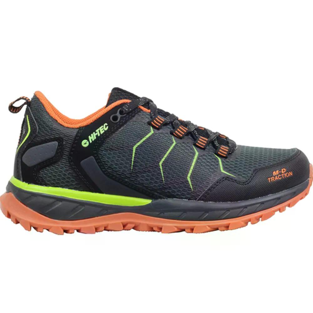 HI-TEC Ultra Terra hiking shoes （ Black/Charcoal/PuredPumpkin/Limoncello ） [t]