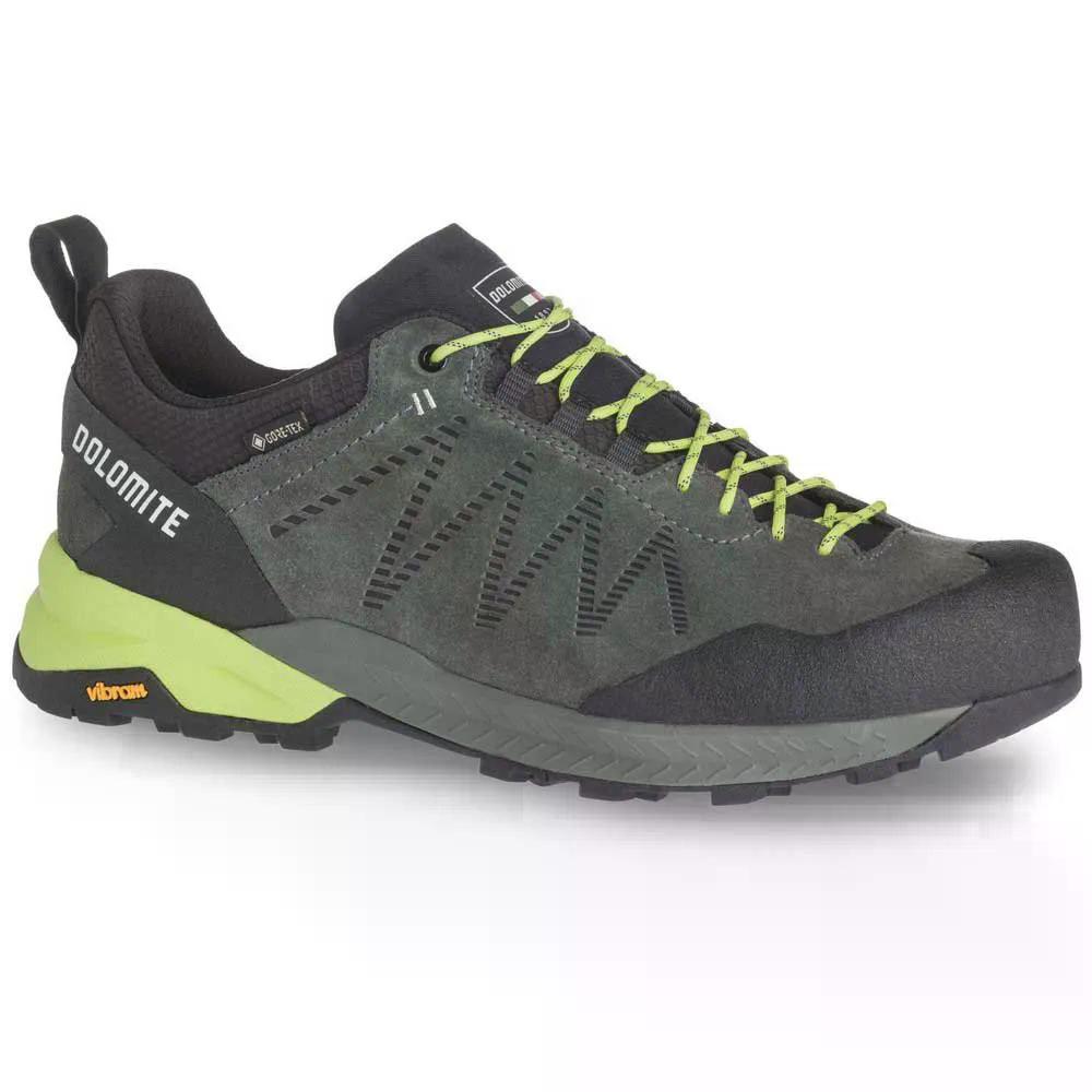 ドロミテ クローダロッサ レザー ゴアテックス アプローチ シューズ （ SilverGreen/LimeGreen ） | DOLOMITE Crodarossa Leather gore-tex approach shoes [t]