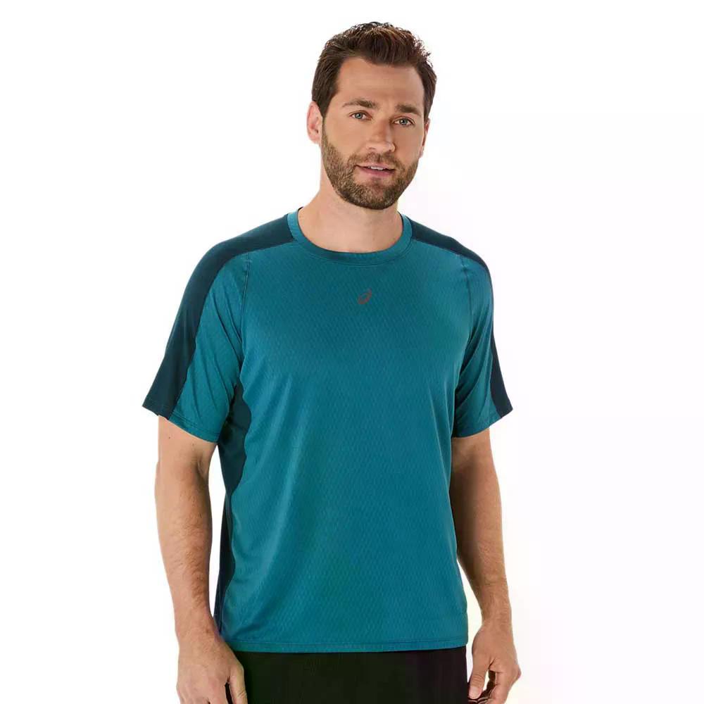 アシックス フジトレイル エリート ショートスリーブ Tシャツ （ AtlantisBlue/SaxonGreen ） ASICS Fujitrail Elite short sleeve T-shirt t