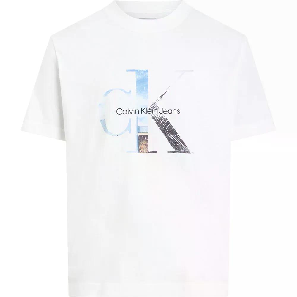 カルバン クライン ジーンズ フォト モノグラム ショートスリーブ Tシャツ （ BrightWhite ） | CALVIN..