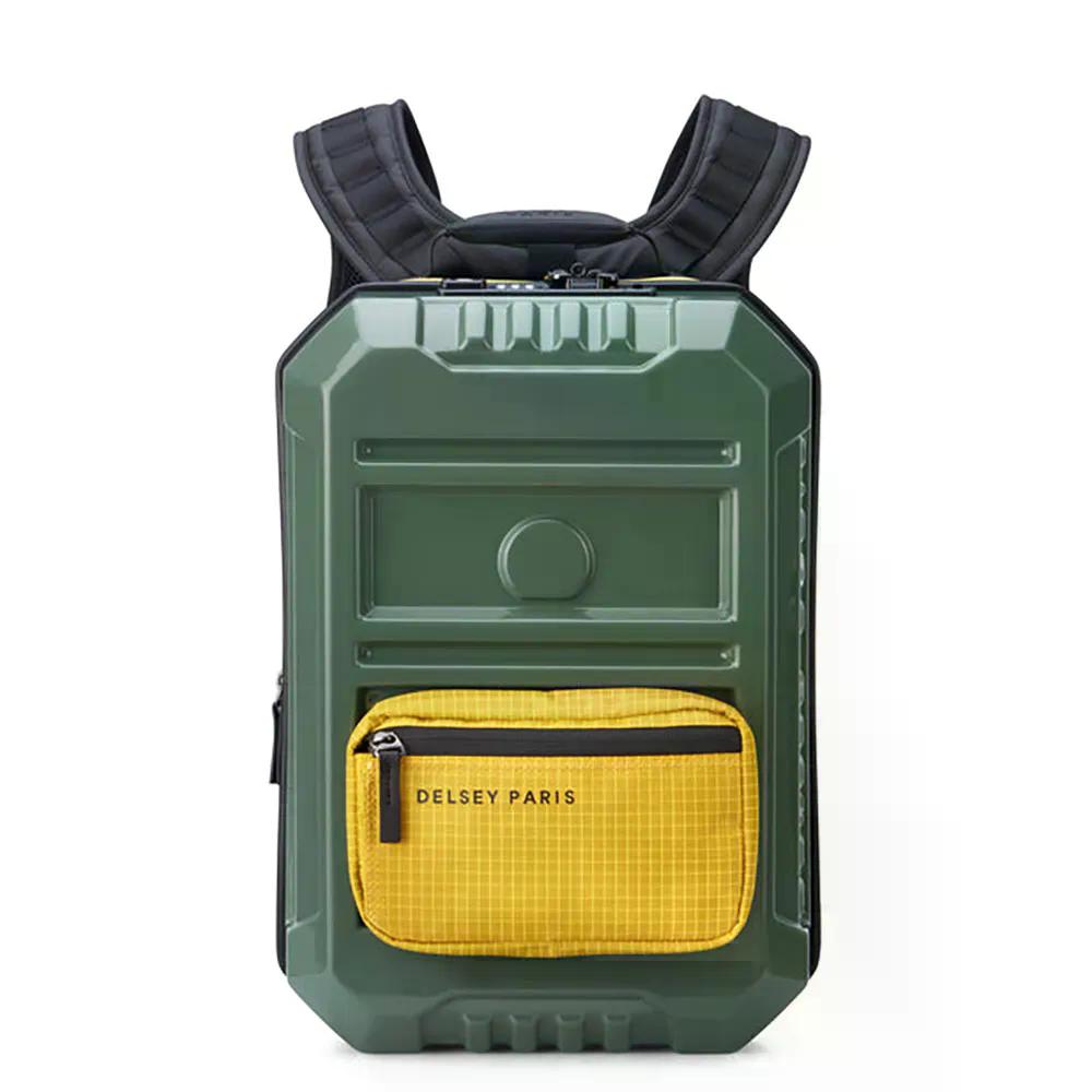 デルセー ランパール エクスプ ハイブリッド 26L バックパック （ Army ） | DELSEY Rempart Exp Hybrid 26L Backpack 