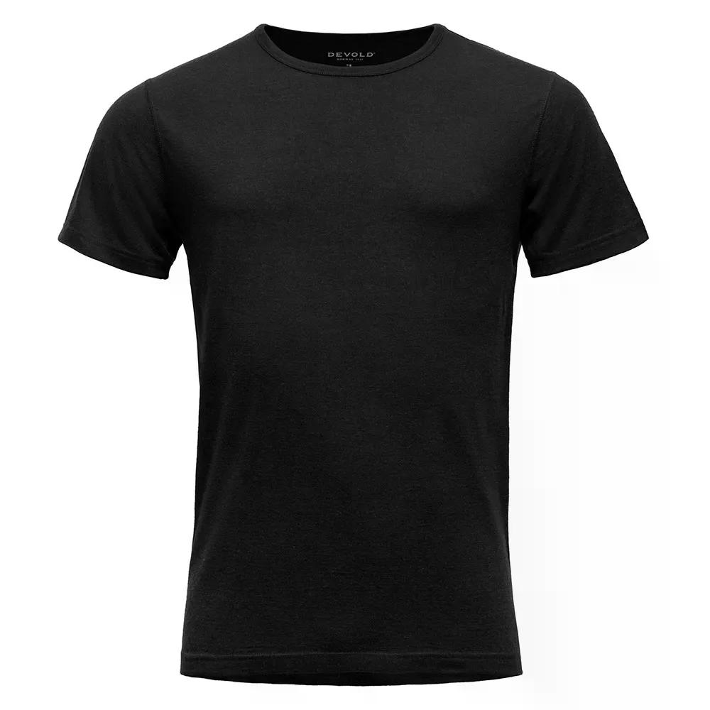 Sports, Outdoors - デボルド オブ ノルウェー ブリーズ プラス メリノ 200 ショートスリーブ Tシャツ （ Black ） | DEVOLD OF NORWAY Breeze Plus Merino 200 Short Sleeve T-Shirt [t]