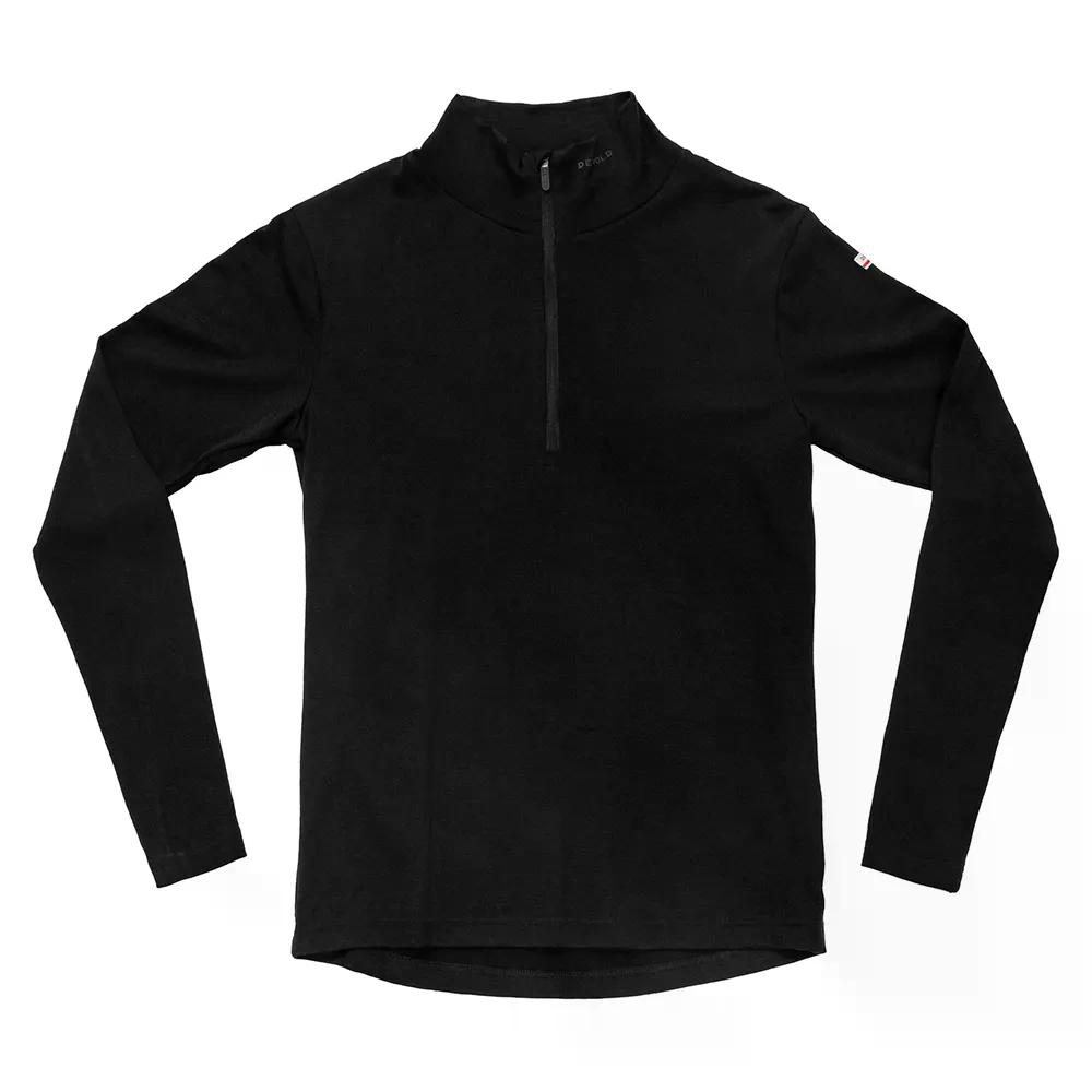 デボルド オブ ノルウェー ブリーズ プラス メリノ 200 ハーフジップ ロングスリーブ Tシャツ ウーマン （ Black ） 