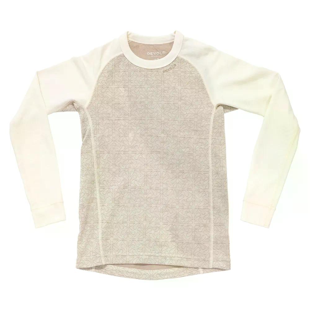 樂天商城 - デボルド オブ ノルウェー デュオ アクティブ メリノ ロングスリーブ Tシャツ ジュニア （ RawWhite ） | DEVOLD OF NORWAY Duo Active Merino Long Sleeve T-Shirt Junior [t]