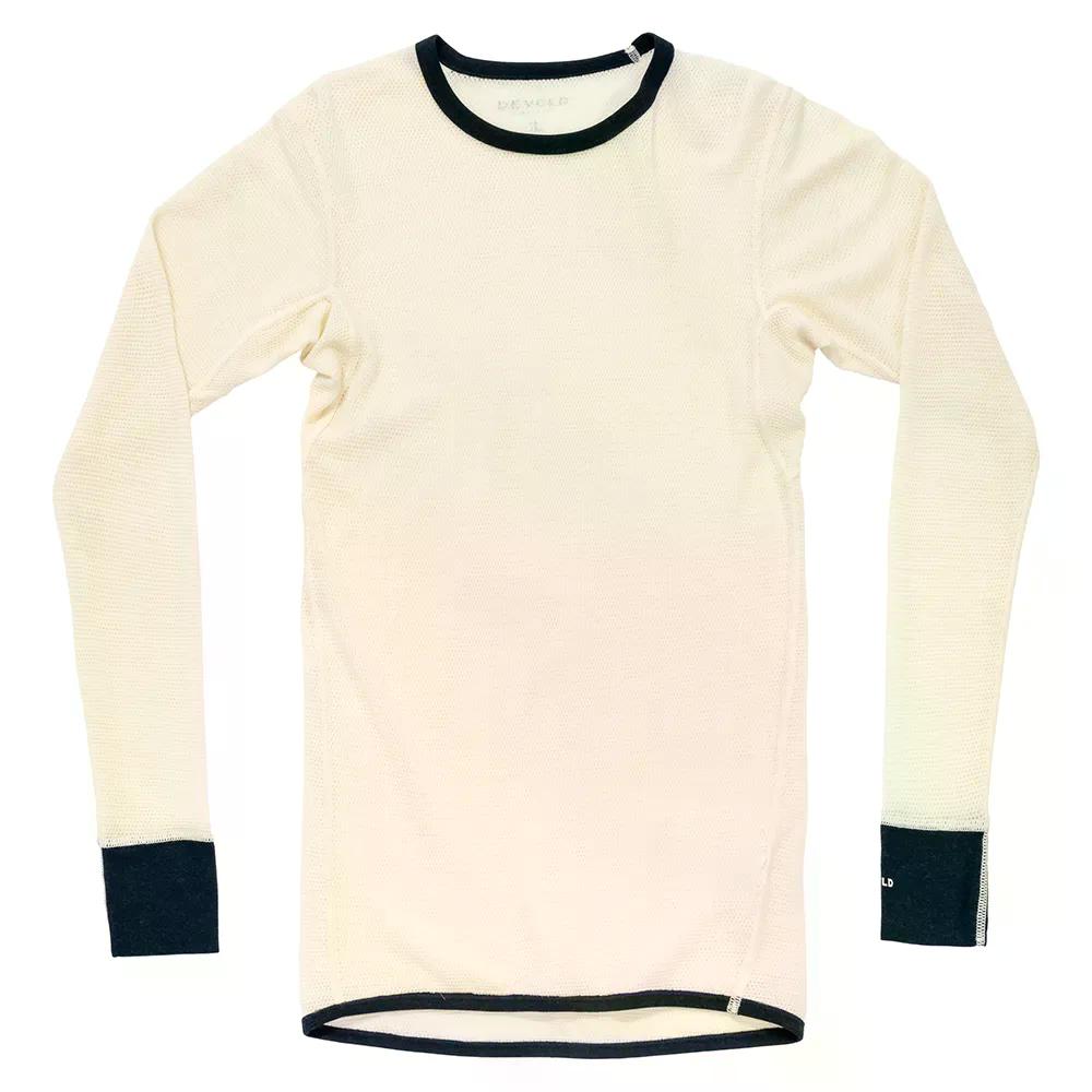 樂天商城 - デボルド オブ ノルウェー ウール メッシュ 190 ロングスリーブ Tシャツ （ Ink/Offwhite ） | DEVOLD OF NORWAY Wool Mesh 190 Long Sleeve T-Shirt [t]