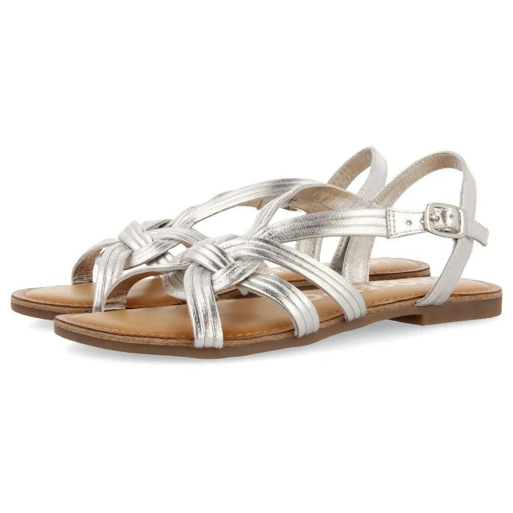 ジオセッポ ゴラジュ サンダル レディース （ Silver ） | GIOSEPPO Golaj sandals Women [t]