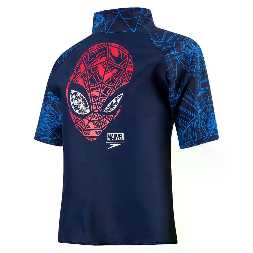 Rakuten - SPEEDO Marvel Spiderman 半袖ラッシュガード （ Navy/LavaRed/NeonBlue ） [t]