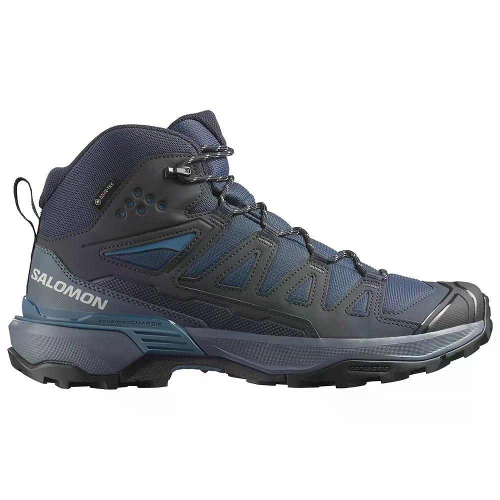 サロモン Xウルトラ 360 ミッド GTX ハイキングブーツ （ BlueNights/DarkNavy/DarkBlue ） | SALOMON X Ultra 360 Mid GTX Hiking Boots 