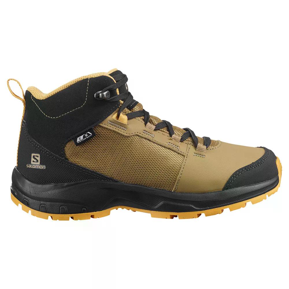 サロモン アウトワード CSWP ハイキングブーツ ジュニア （ Safari/Phantom/WarmApricot ） | SALOMON Outward CSWP Hiking Boots junior 