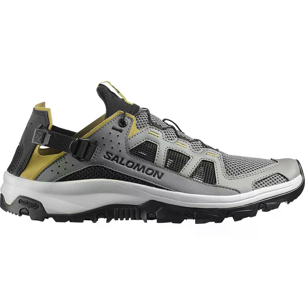 樂天商城 - サロモン テックアンフィビアン 5 ハイキングシューズ （ Castlerock/Willow/Black ） | SALOMON Techamphibian 5 Hiking Shoes [t]