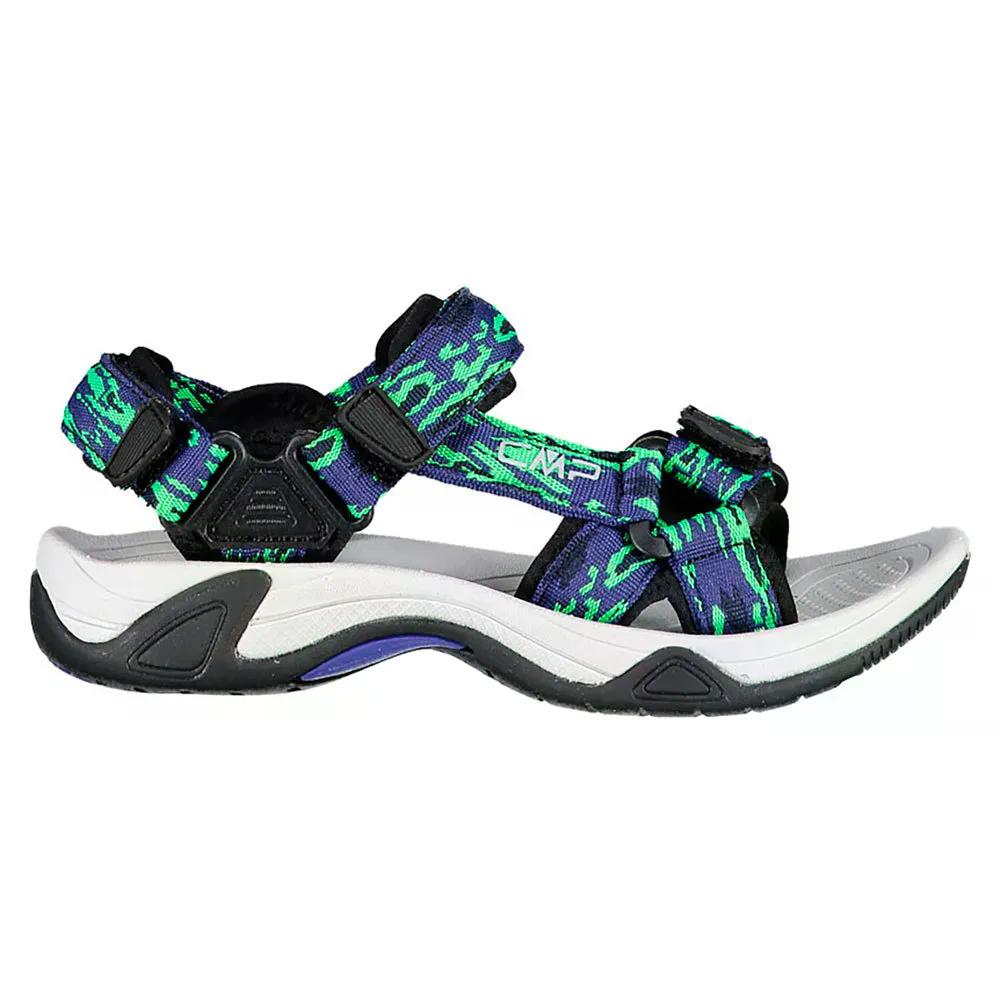 樂天商城 - シーエムピー 38Q9954J ハマル キッズ サンダル （ B.Blue/GreenFluo ） | CMP 38Q9954J Hamal Kids Sandals [t]