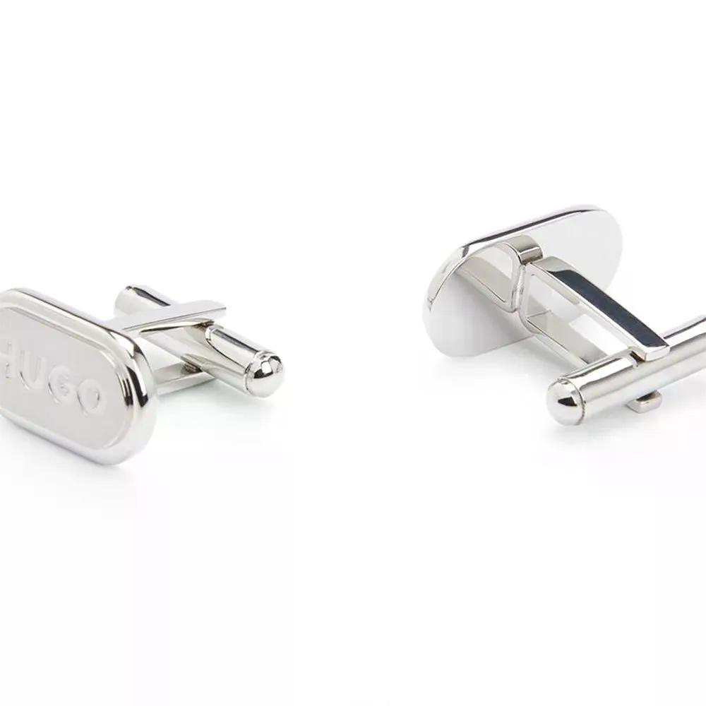 樂天商城 - ヒューゴ E クラシック 10191279 カフリンクス （ Silver ） | HUGO E Classic 10191279 cufflinks [t]