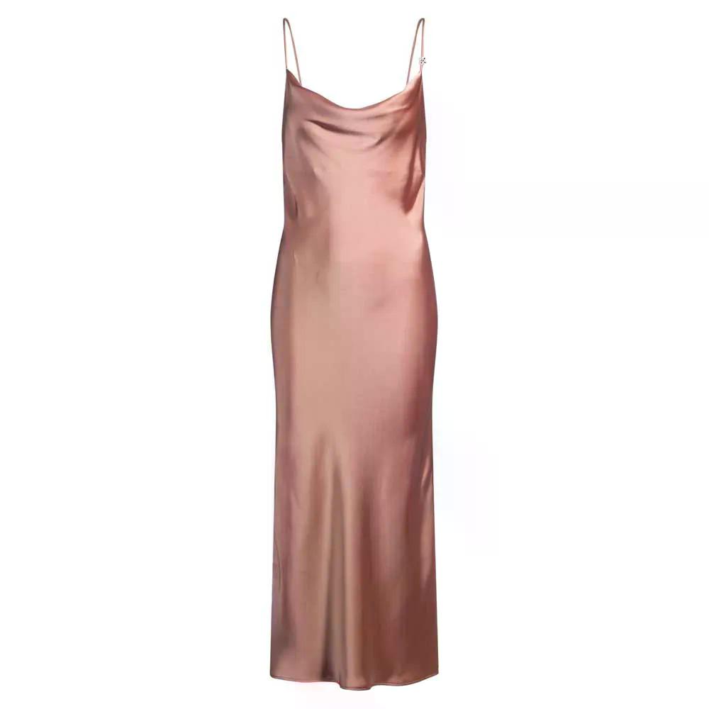ヒューゴ カパルティ 1 10263720 スリーブレス ロング ドレス ウーマン （ Rust/Copper ） | HUGO Kaparti 1 10263720 sleeveless long dress woman [t]
