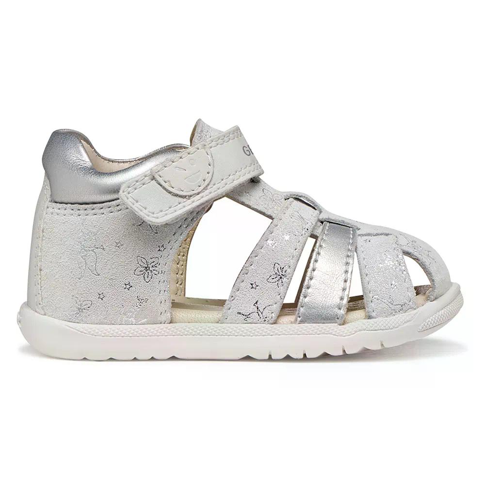 ジェオックス マッキア キッズ サンダル （ White/Silver ） | GEOX Macchia Kids sandals [t]