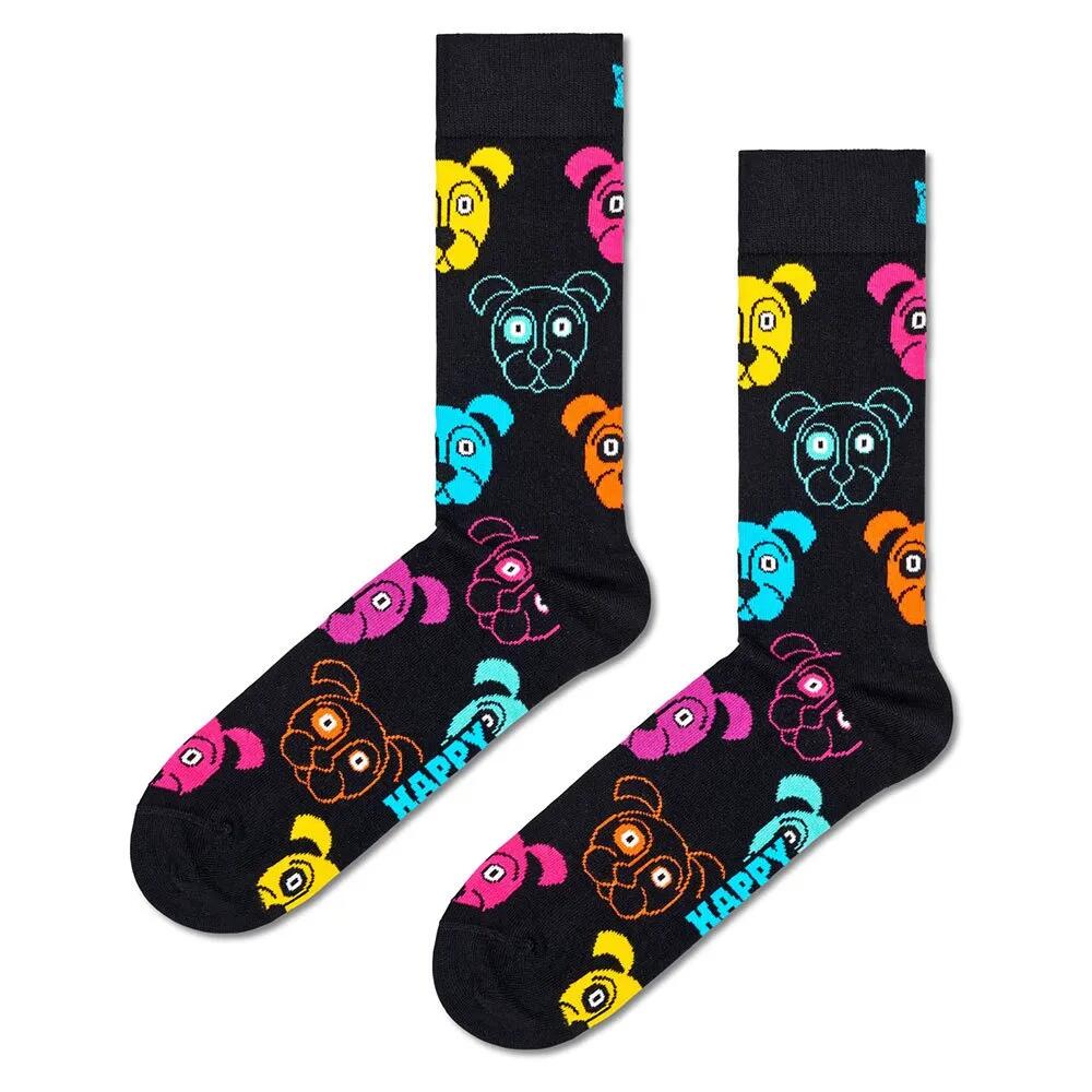 ハッピーソックス ドッグ ロング ソックス （ Black ） | HAPPY SOCKS Dog long socks [t]