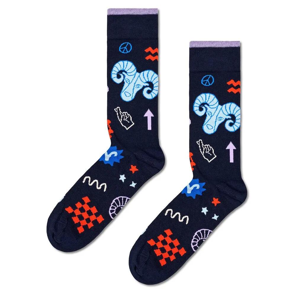 ハッピーソックス アリーズ ハーフ ロング ソックス （ Orange ） | HAPPY SOCKS Aries Half long socks [t]
