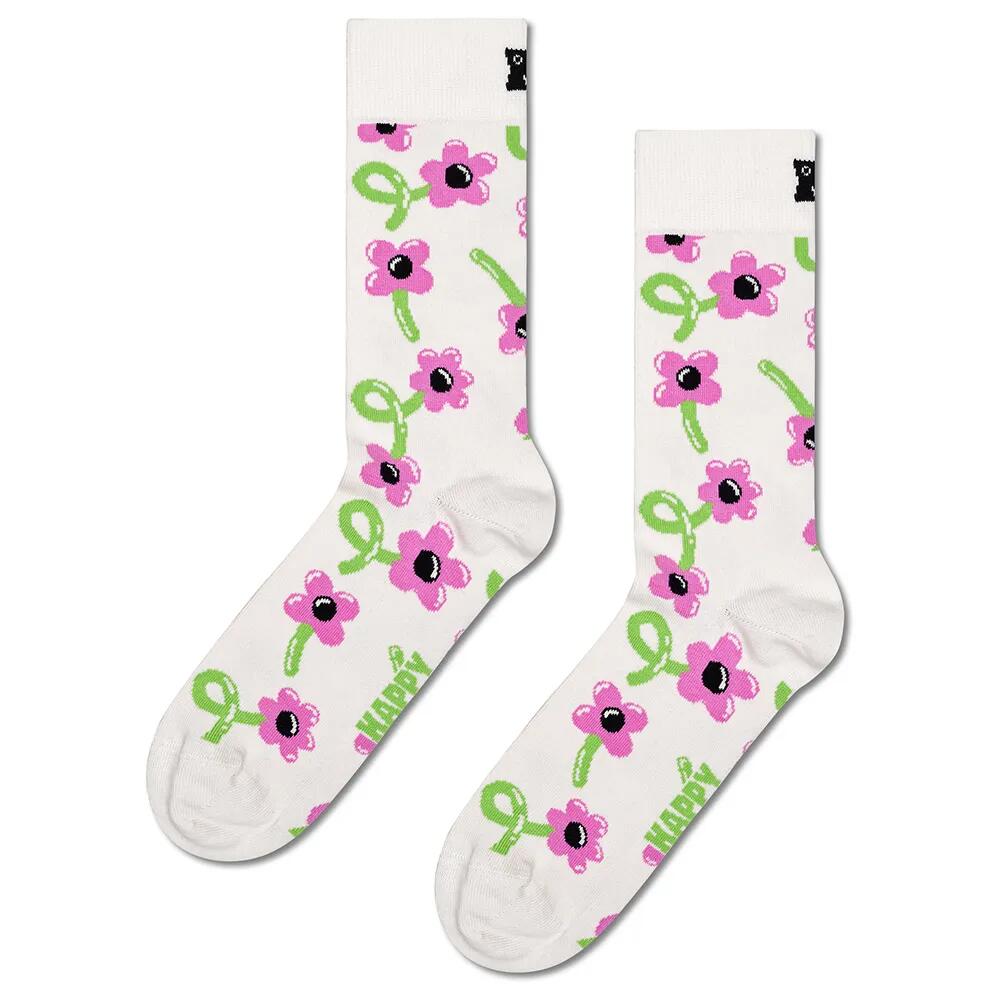 ハッピーソックス バルーン フラワー クルー ソックス （ White ） | HAPPY SOCKS Balloon flower crew..